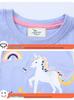 Girls' Cartoon Print Cotton T-Shirt - Short Sleeve, Loose Fit, European & American Style, Summer Base Layer