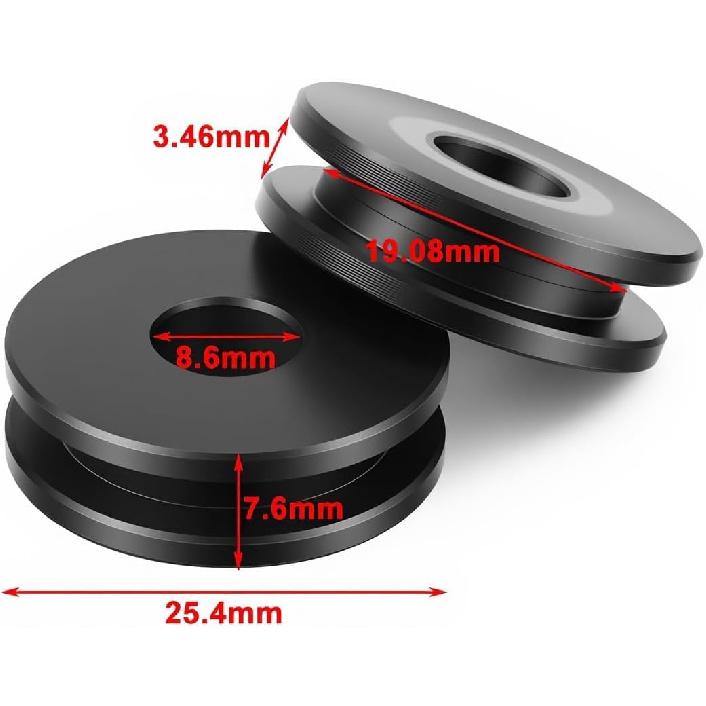 4Pcs Detachable Windshield Bushing Grommets Compatible with Harley Road King Heritage Softail FLHR 1994-2022, Durable Acetal Mounting Hardware Kit