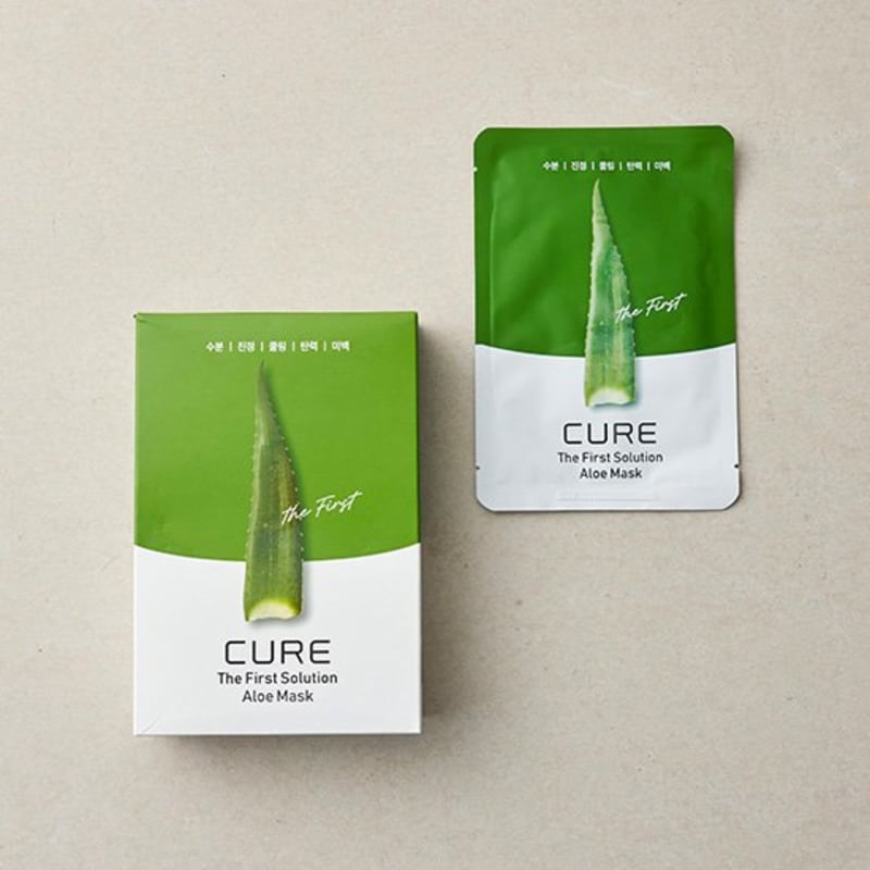 [Kim Jungmoon Aloe] The First Solution Aloe Mask 10 Sheets