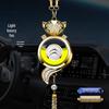 Crystal Rearview Mirror Air Freshener: Long-lasting Fragrance Pendant for Car Interior Decoration