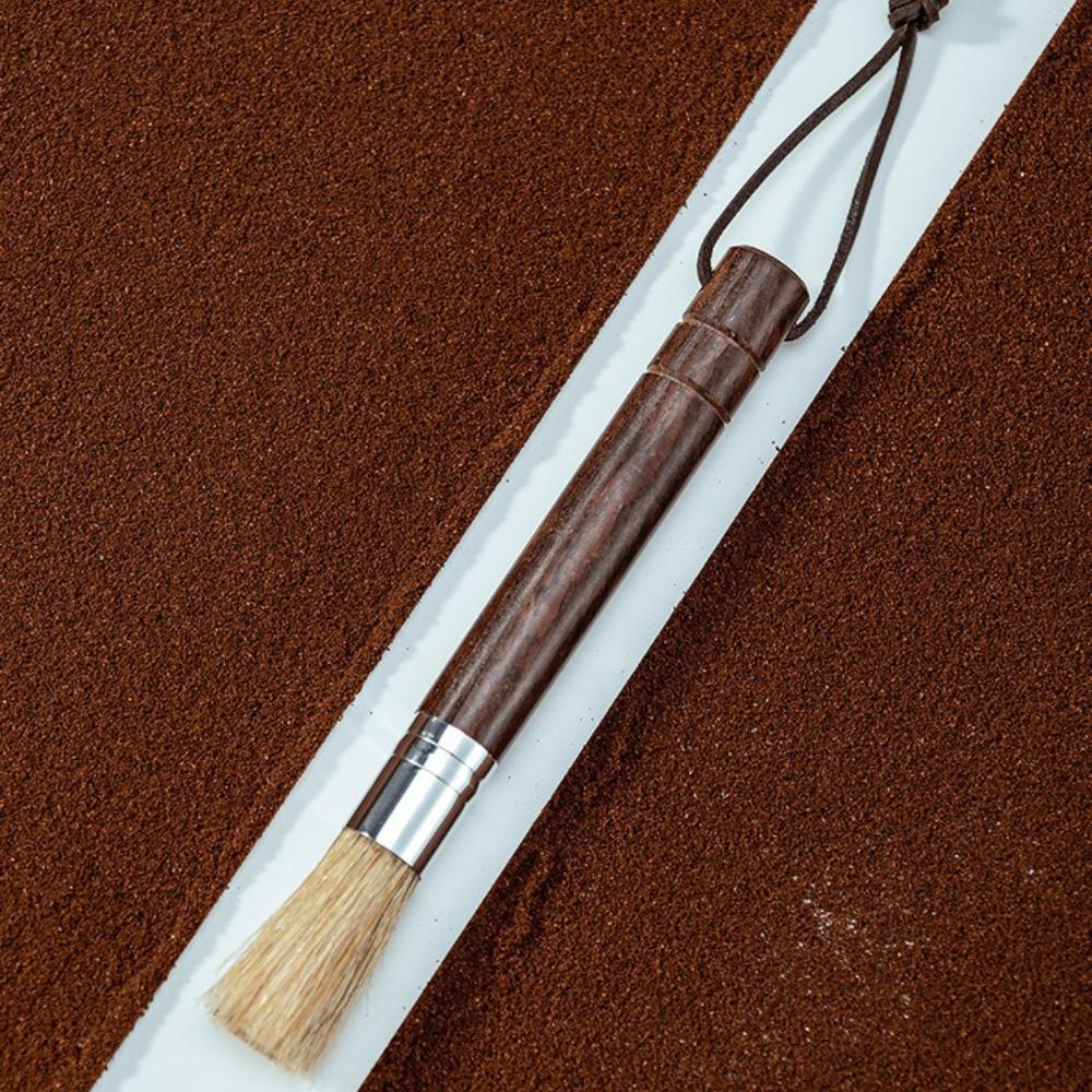 Coffee Bar Brush - Bristle Brush for Grinder Crevice Dust/Coffee Grounds Cleaning, Dust Remover for Baristas/Coffee Shops/Home Use KFS-QJ06