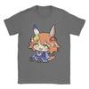 Anime Uma Musume Pretty Derby T-Shirts Men  Cool Pure Cotton Tees Crew Neck Short Sleeve T Shirts Gift Idea Clothes