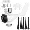 400W Wind Turbines Generator 5 Blades High Efficiency Power Supply for Boats Mobile HomesBlack 24V