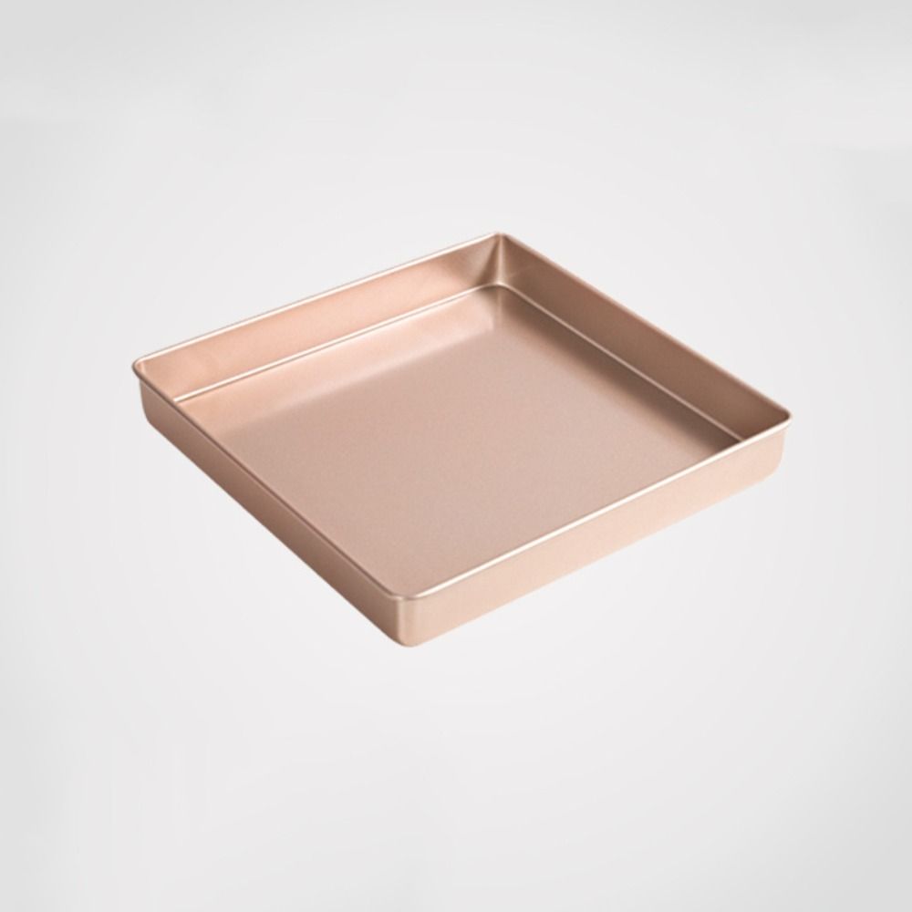 Sturdy Nonstick Carbon Steel Cake Mold Multifunction Champagne Square Baking Pan Thickened Easy Clean Toaster Oven Dishes Home
