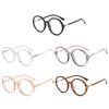 Eye Protection Eyeglasses Round Frame Women Glasses Vintage Anti-Blue Light Glasses  Women