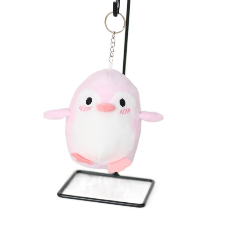 Penguin Plush Keychain With Soft Fabric Animal Toy For Gift And Decoration