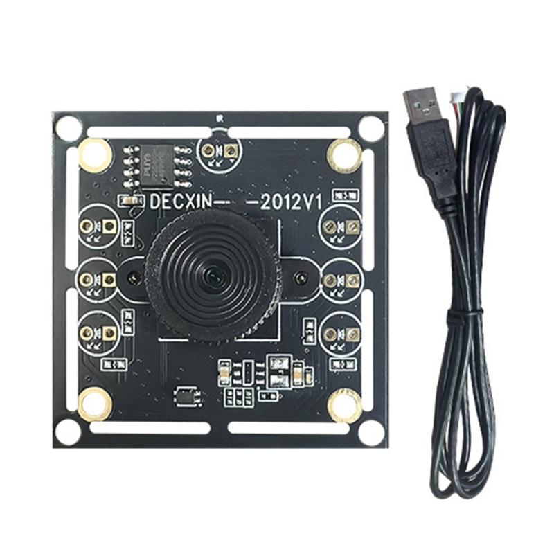 1 Set Hochauflösendes Industrielles USB-Kameramodul 100° Weitwinkel OV9732 720P/30fps Fixer Fokus und Automatische Belichtung