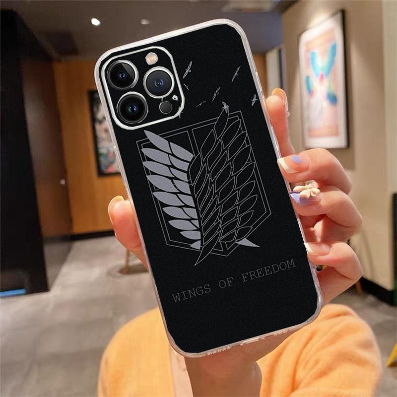 Phone Case For iphone 17ProMax Air 16 15 14 13 Pro Max 15 16 Pro 15Plus Anime Japanese attack on Titan