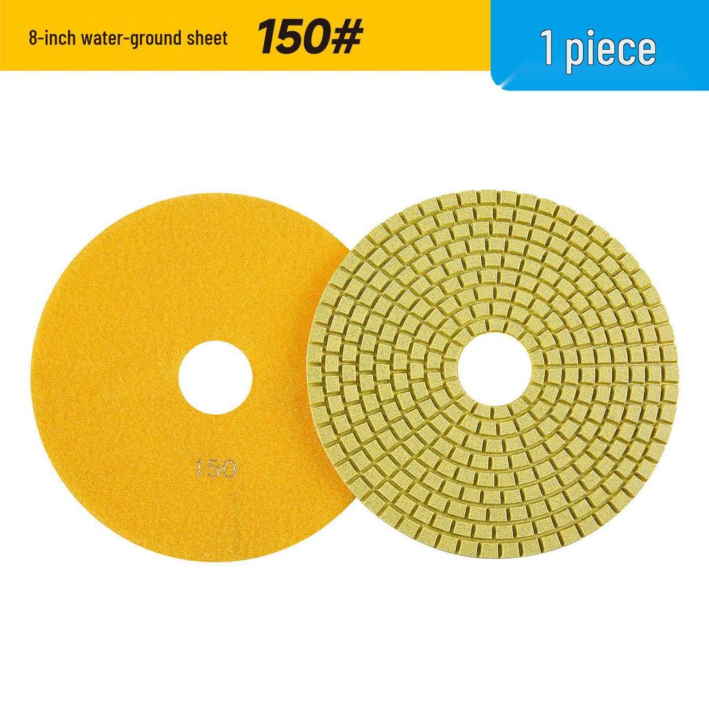 Multi-Size Diamond Water Polishing Pad (5" To 14") for Granite - Fits Angle Grinders