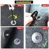 10Pcs Universal Car Floor Mat Clips Retention Holders Grips Carpet Fixing Clamps Buckles Fastener Retainer