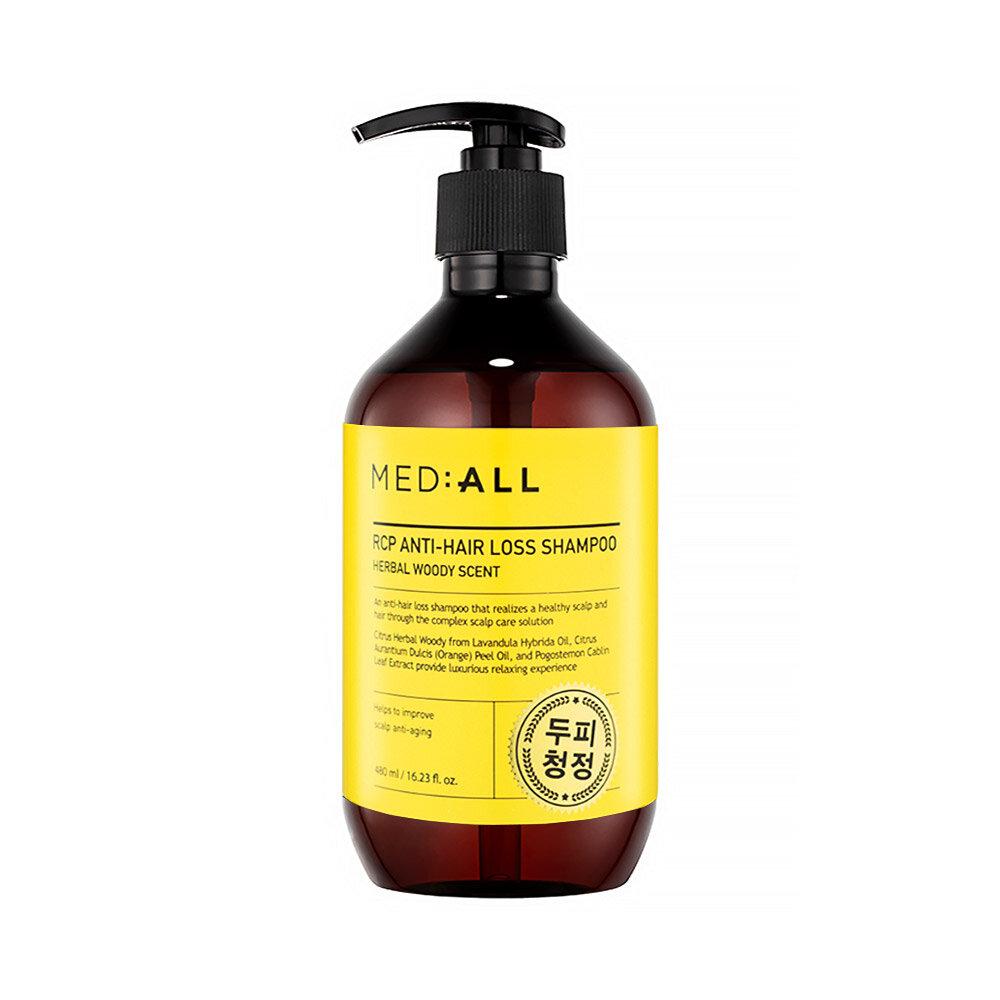 MED:ALL Scalp Cleansing Anti-Hair Loss Functional Shampoo Woody Scent 480ml