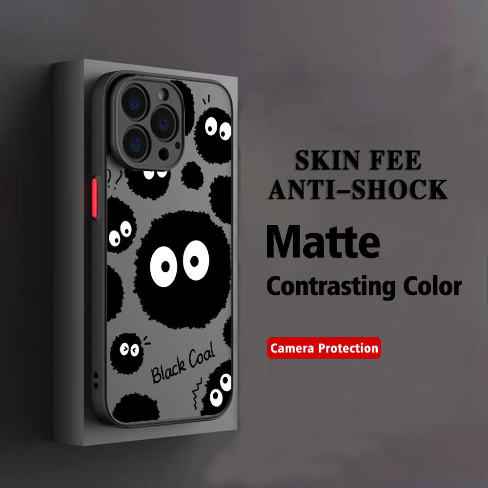 HOT Lovely Black Monster Soot Sprites Phone Case For iPhone 17 16e 16 15 14 13 12 11 Mini Pro Air Max X XR XSMax 7 8 6 Plus