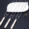 Camping U-Shaped Grill Double Prong Forks Roast Barbecue Skewer BBQ Stick BBQ Skewer Cooking Tool