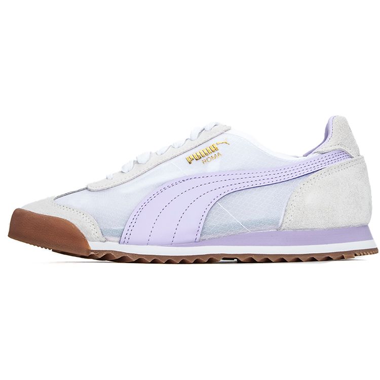 PUMA Roma OG T Унисекс Белый Фиолетовый Низкие Повседневные Кроссовки Тканевые Удобные 387241-06 37