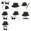 Party Magician Accessory Bundle Includes Cape Hat Wand Bows Tie for Cosplay Fun
