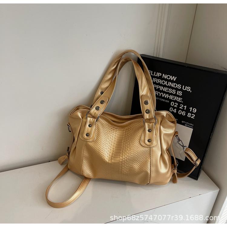 2025 New Women's Bag Fashion Casual Shoulder Messenger Bag Women's Large Capacity Tote Bag Casual Travel Bag