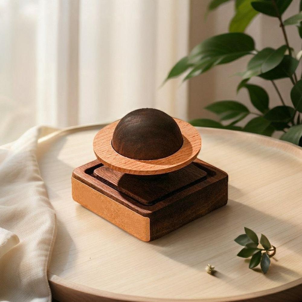 Walnut Wood Jupiter Orbit Diffuser Planetary Aromatherapy Incense Ornament Creative Home Dorm Decoration Diffuser Wood