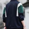 Jeep Men's Stand Collar Casual Zip-Up Sweatshirt Jacket