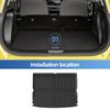 Smabee Left Drive for Hyundai Kona Fuel 2024-2026 Car Floor Mats Cargo Trunk Pad TPE Waterproof Accessories Black