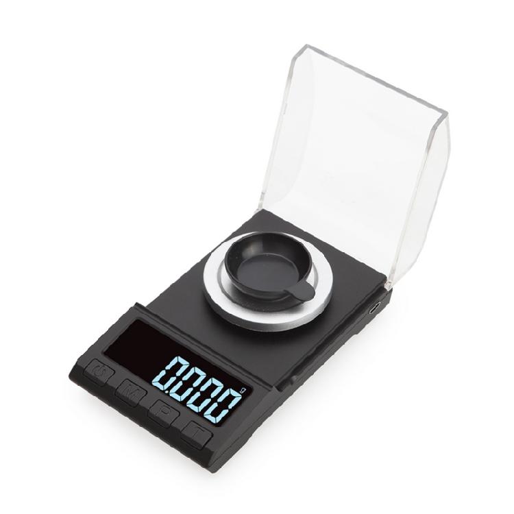 Gram Scale with Calibration Weights Weighing Pans Pocket Scales 10/20/50g 0.001g