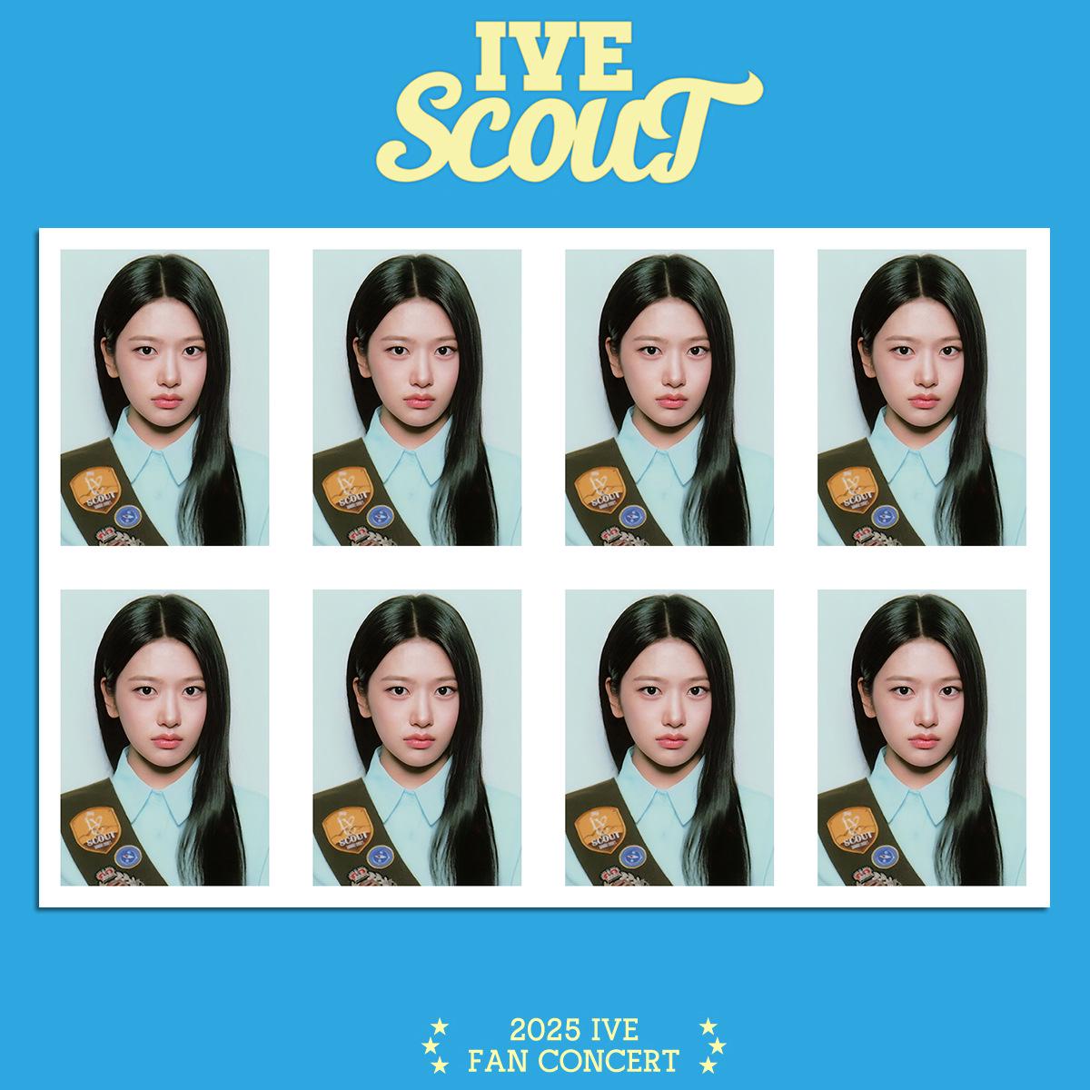IVE 3rd Gen Membership 2025 Fan Concert Scout ID One-Inch Photo