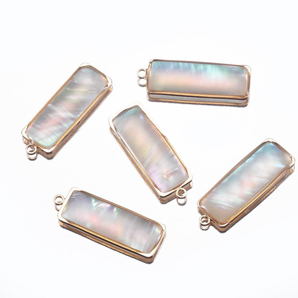 10pcs 5pcs Shell Pendant Heart Star Copper Charms Pendants for DIY Earrings Bracelet Necklace Jewelry Making DIY Components