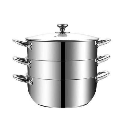 Odin 3-Layer Stainless Steel Steamer Pot