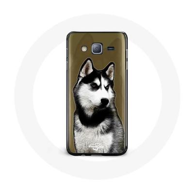 Coque Pour Samsung Galaxy J7 Husky De Sibérie