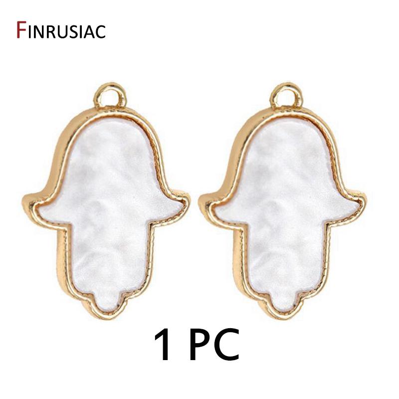 

2020 New Hamsa Charm Pendant For DIY Earrings Necklace Jewelry Making Accessories Designer Charms