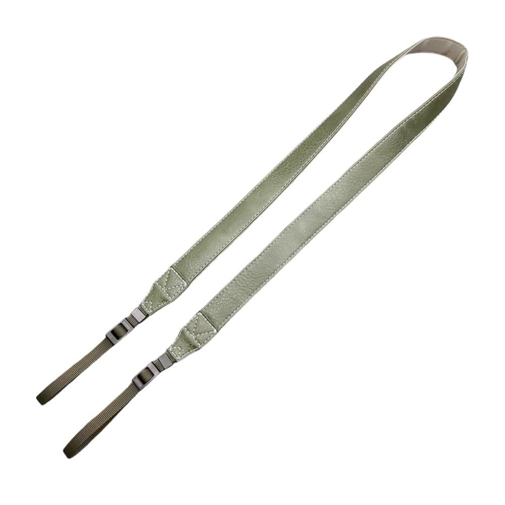 

Микро-однолямочный ремень из ПУ кожи для Canon G7x Nikon Fujifilm Sony Zv-1 Удобная декомпрессия Green A