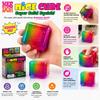 Buntes Würfel Squishy Spielzeug, Tägliches Stressabbau Spielzeug, Weiche Textur Finger Sensorisches Quetsch Entlüftungs Fidget Spielzeug