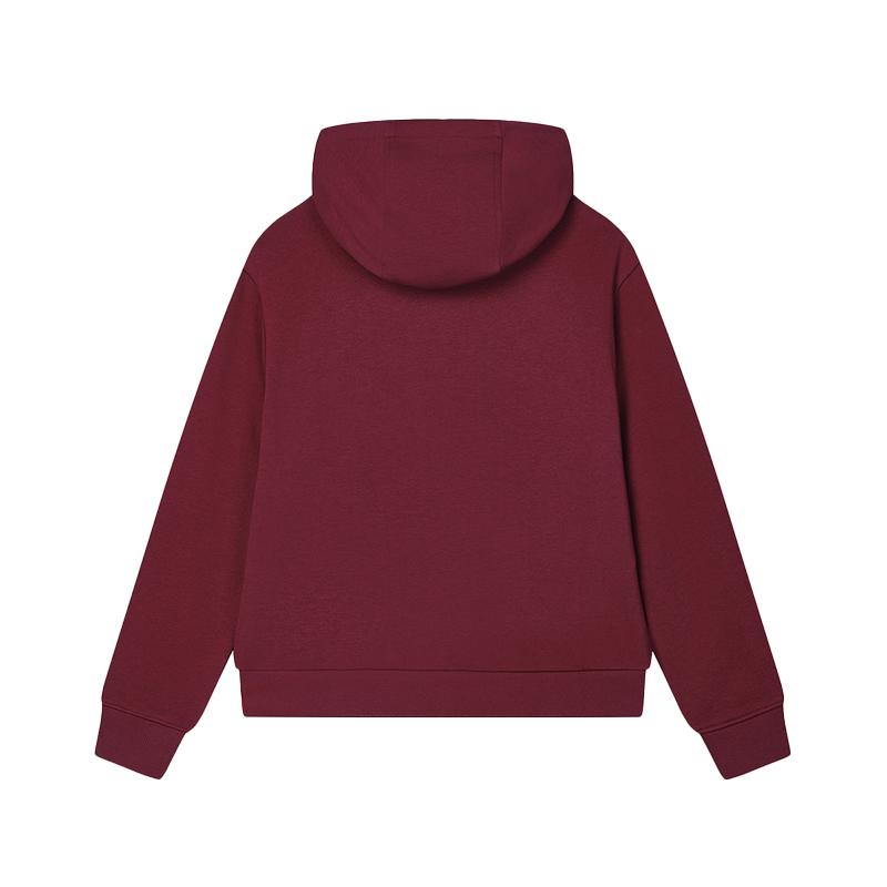 FILA Original Letter Print Comfortable Casual Versatile Hoodie Women hoodies Rose-Red F11W519207F-WI