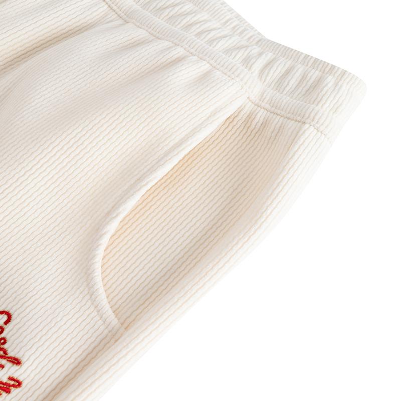 Anta Good Things Happen Knitted Comfortable Loose Casual Pants Women bottoms Corn-White 162518313-1