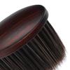 Professional Neck Duster Brush Soft Nylon Bristles Hair Sweeping Brush with Wooden Handle