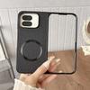 Magsafe Magnetic Plain Leather Case For Google Pixel 10 Pro Fold Pixel10 Pro Fold  Cloth Wireless Charging Cover