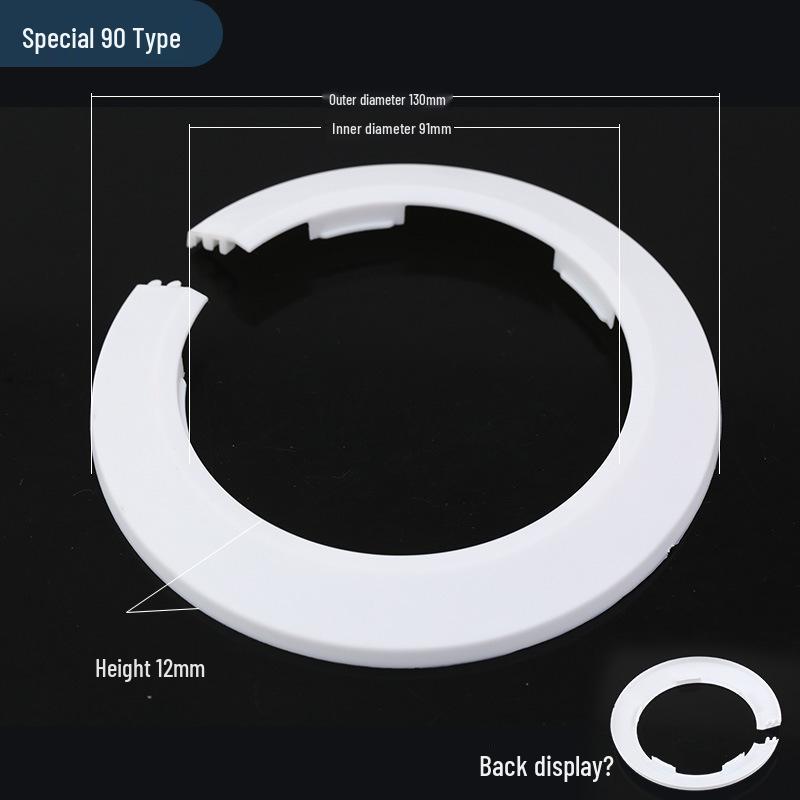 Decorative Pipe Cover Ring for Air Conditioning and Heating Valves