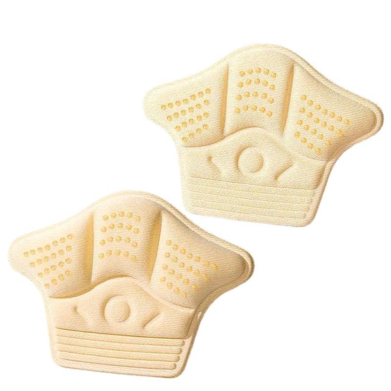 Anti-Slip Heel Stickers for Loafers & Leather Shoes - Half-Size Insole & Size Reducer Cushion for Loose Shoes