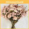 Silk Pink Artificial Flower Wedding Decor Peonies Roses Cherry Bouquets Blossoms