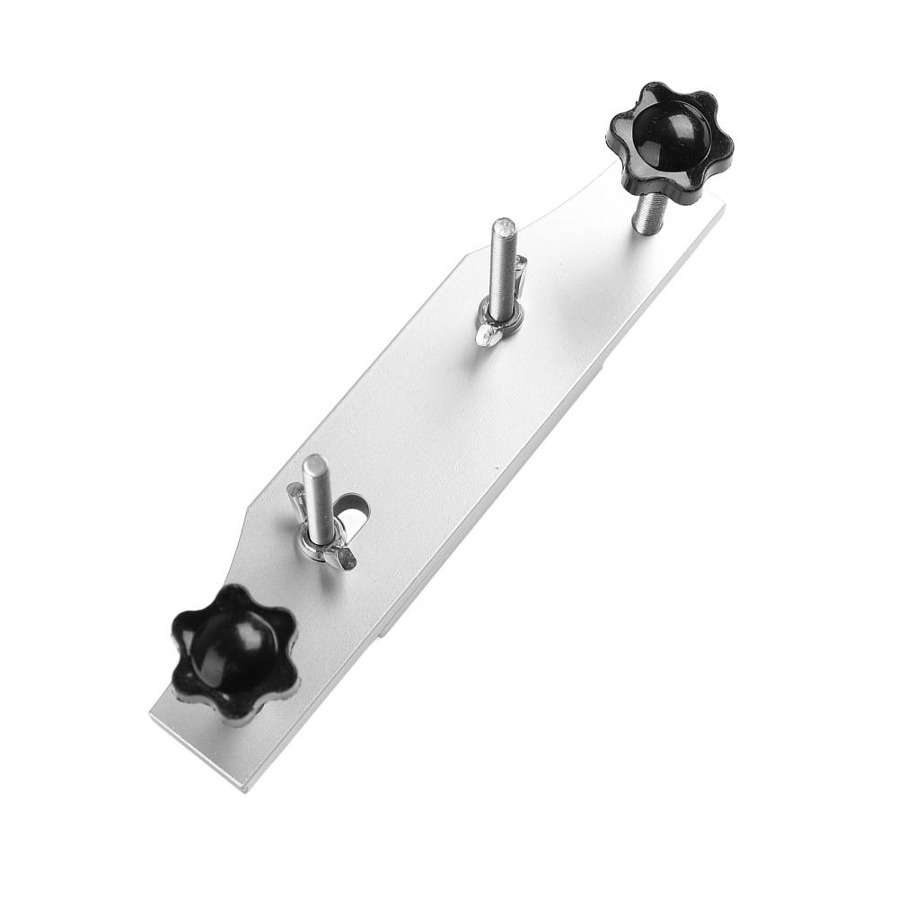 Wrench Included Bridge Repair Fixture Silver Acoustic Bridge Clamp Guitar Repair Maintenance