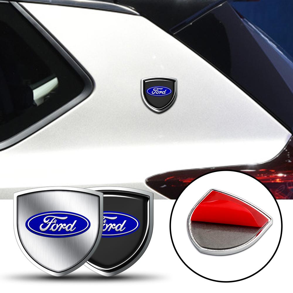 1PCS Car Metal Badge Sticker Body Trunk Decoration For Ford Mustang S-Max C-Max B-Max ST Racing Mondeo Kuga Escort Falcon Tierra