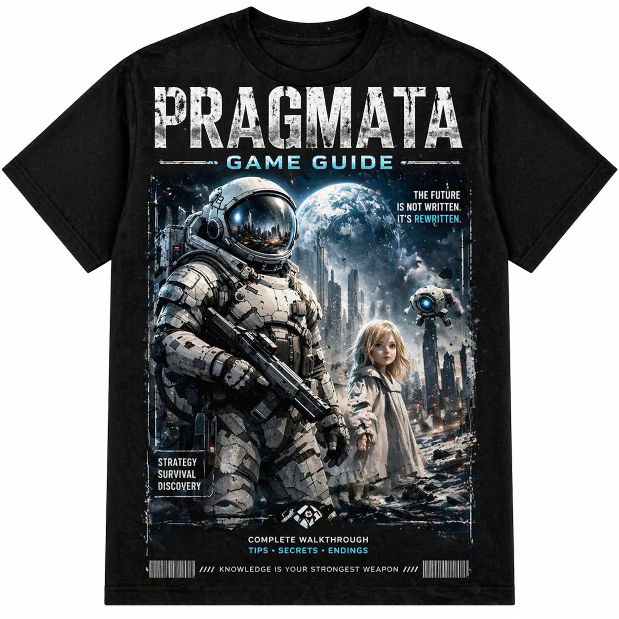 PRAGMATA Unisexs Summer 2026 TShirt Diana Game Graphics Pure Cotton Y2K Harajuku Style Short Sleeve Action Adventure Top 2XL