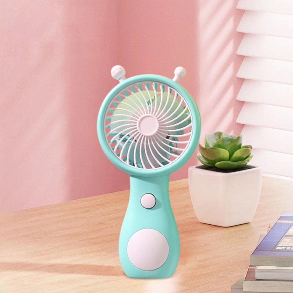 Mini USB Rechargeable Handheld Fan with Cute Snail Design, Strong Airflow for Travel/Office/Outdoor – Lightweight Personal Cooling Fan for Ladies &