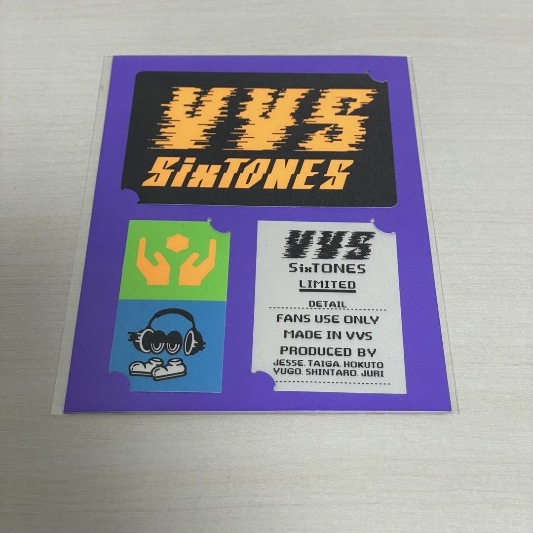 [Наклейка с тура] VVS 2024 SixTONES