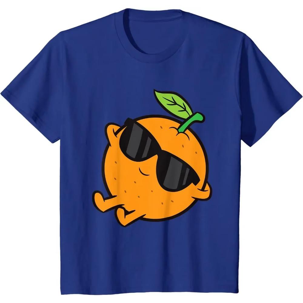 

Cute Orange Fruits Relaxing Lazy Summer Men Women T-Shirt Casual Cotton Shirt Four Seasons Tees Graphic T Shirts Teens Clothing XXXXXL