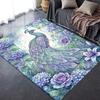 2025 New Peacock Carpet Rug for Living Room Bedroom Home Sofa Decoration,Kids play Non-slip Floor Mat121