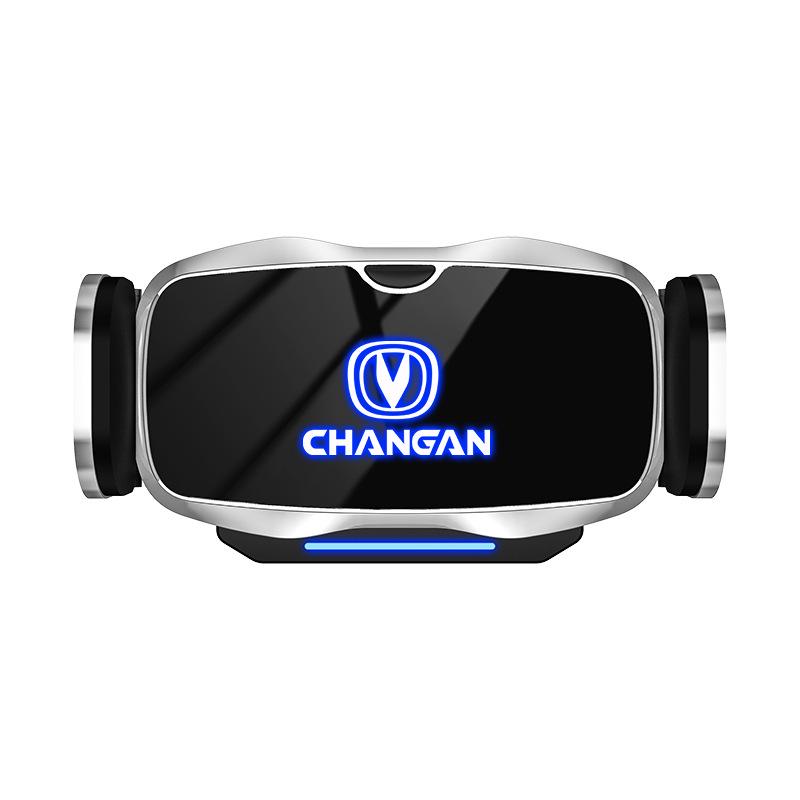 Illuminated Car Logo Phone Holder for Changan Models: Eado, Oshan, CS75 & More