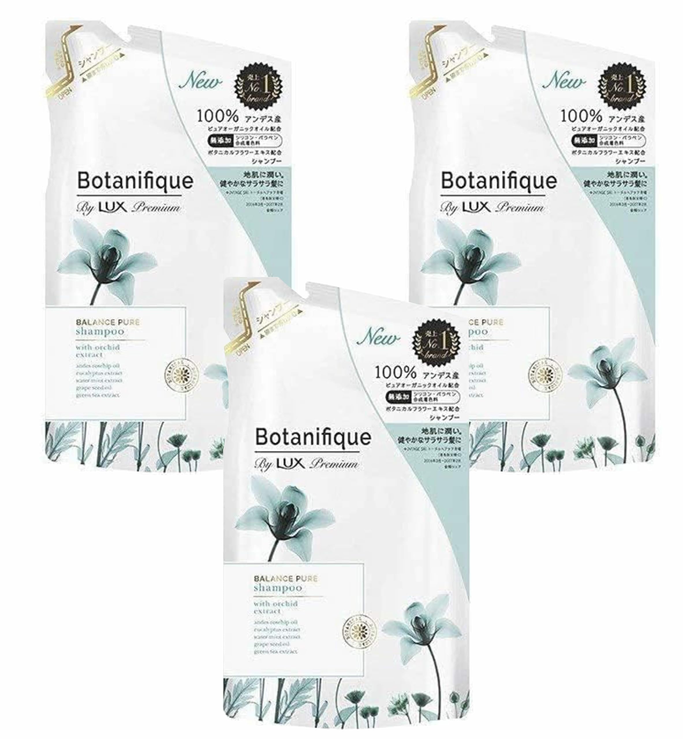 

(Юнилевер) Lux Premium Botanical Balance Pure Шампунь Рефил 350г (Набор из 3 шт.)