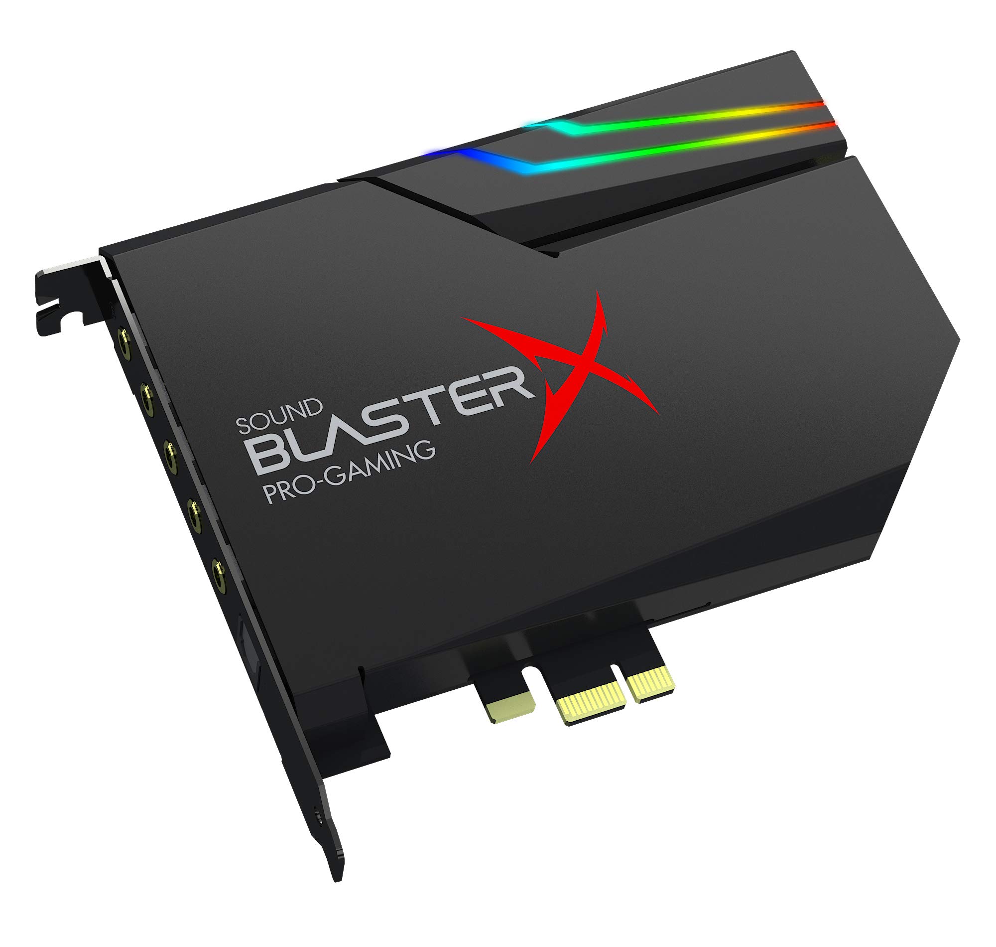 

Креативна Медіа pci express x4 Sound BlasterX Plus Dolby Digital Connect для настільних комп ютерів AE-5 Live/DTS SBX-AE5P-BK чорний