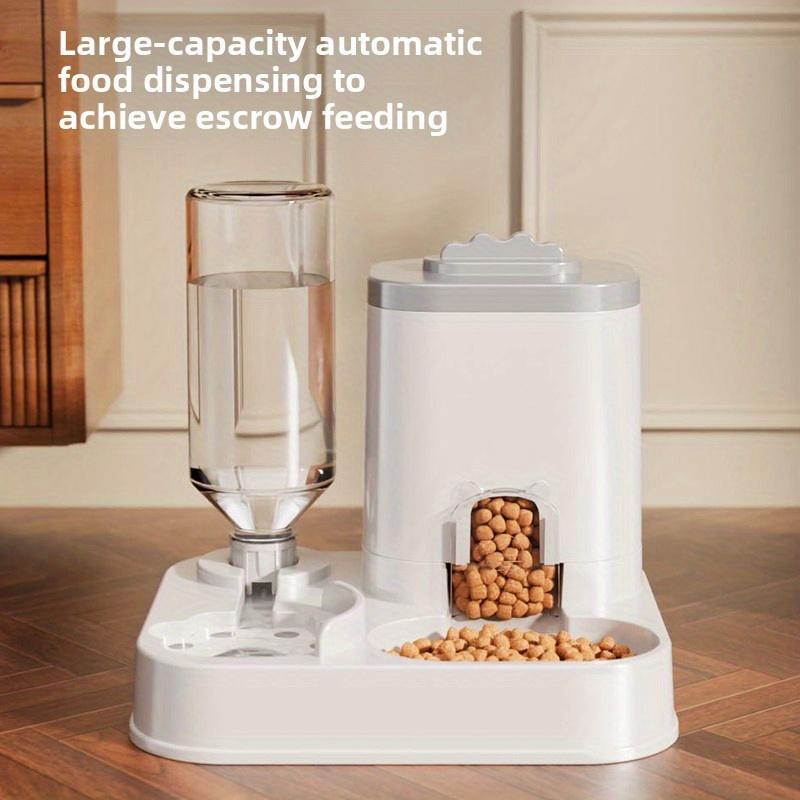 Automatic Pet Feeder Double Bowl for Cats and Dogs with Automatic Water and Food Refill