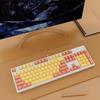 Hot-Swappable 104-Key Mechanical Gaming Keyboard for Girls, Wired, Blue/Black/Brown/Red Switches, Dual-Color Design